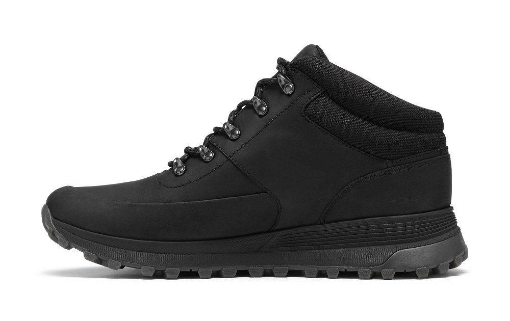 Clarks Ανδρικό Δερμάτινο Αδιάβροχο Μποτάκι ATL Trek Mid GTX 26328024 Μαύρο