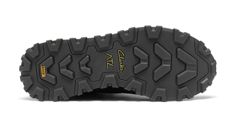 Clarks Ανδρικό Δερμάτινο Αδιάβροχο Μποτάκι ATL Trek Mid GTX 26328024 Μαύρο