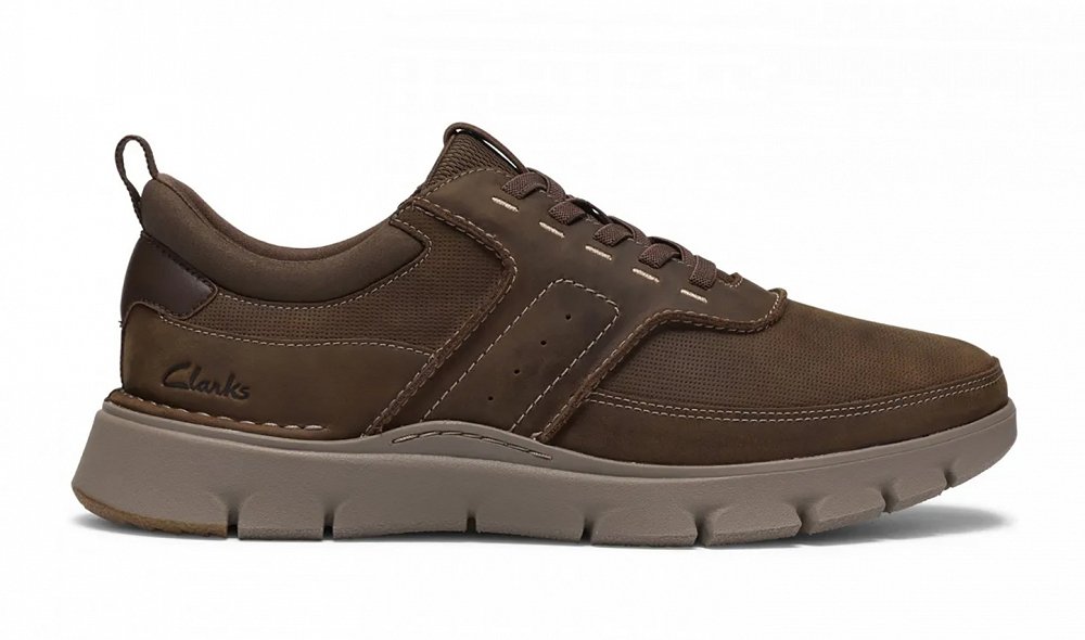 Clarks Ανδρικό Δερμάτινο Παπούτσι Step365 Style 26328144 Beeswax Leather