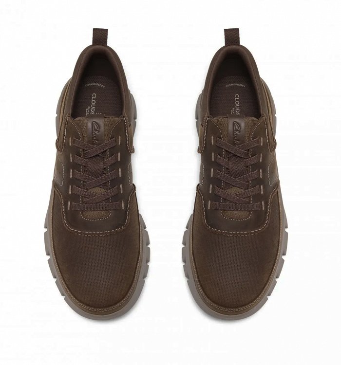 Clarks Ανδρικό Δερμάτινο Παπούτσι Step365 Style 26328144 Beeswax Leather
