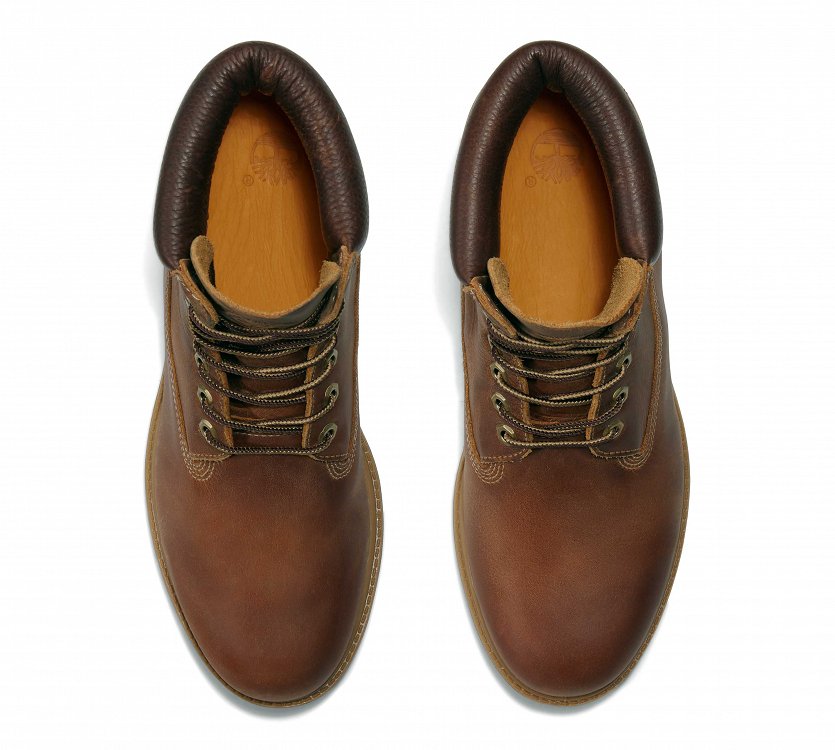 Timberland Premium 6 In Waterproof Boot 27094 214 Medium Brown Nubuck