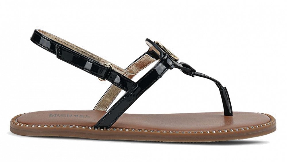 Michael Kors Παιδικό Πέδιλο Jagger Riley MK01394001 Μαύρο