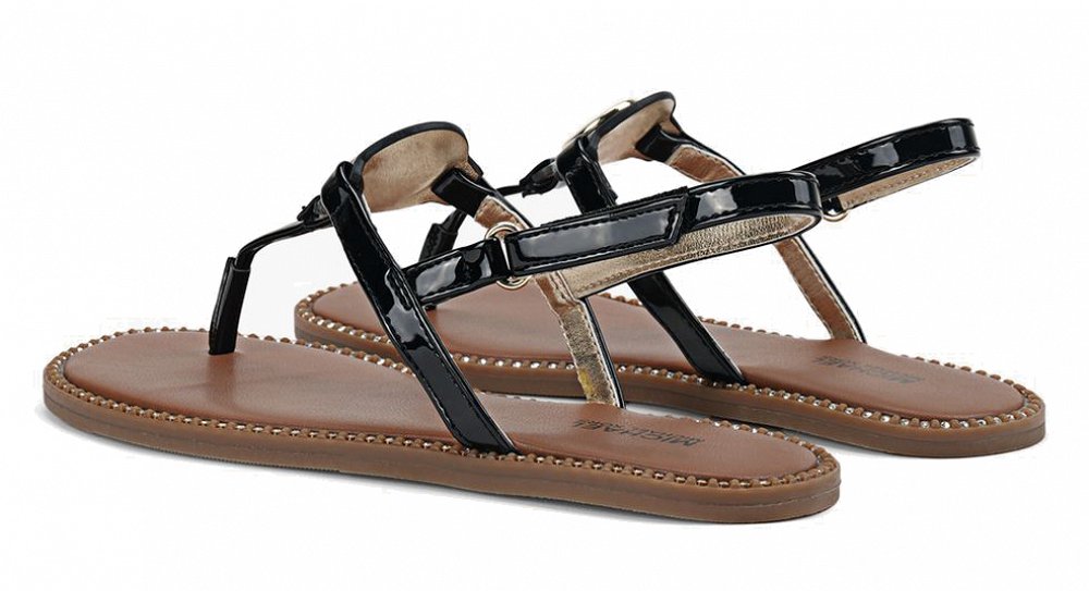 Michael Kors Παιδικό Πέδιλο Jagger Riley MK01394001 Μαύρο