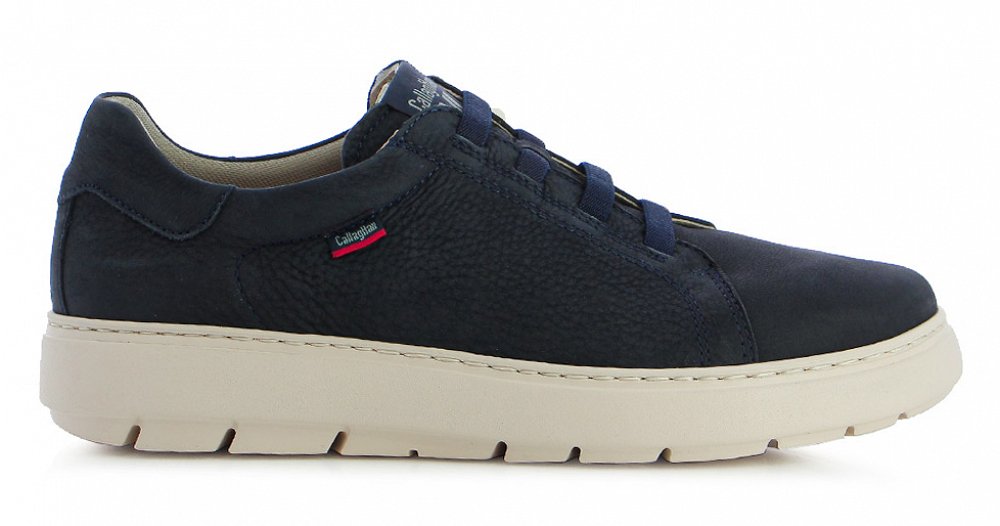 Callaghan Δερμάτινο Ανδρικό Casual 60603 Μπλέ
