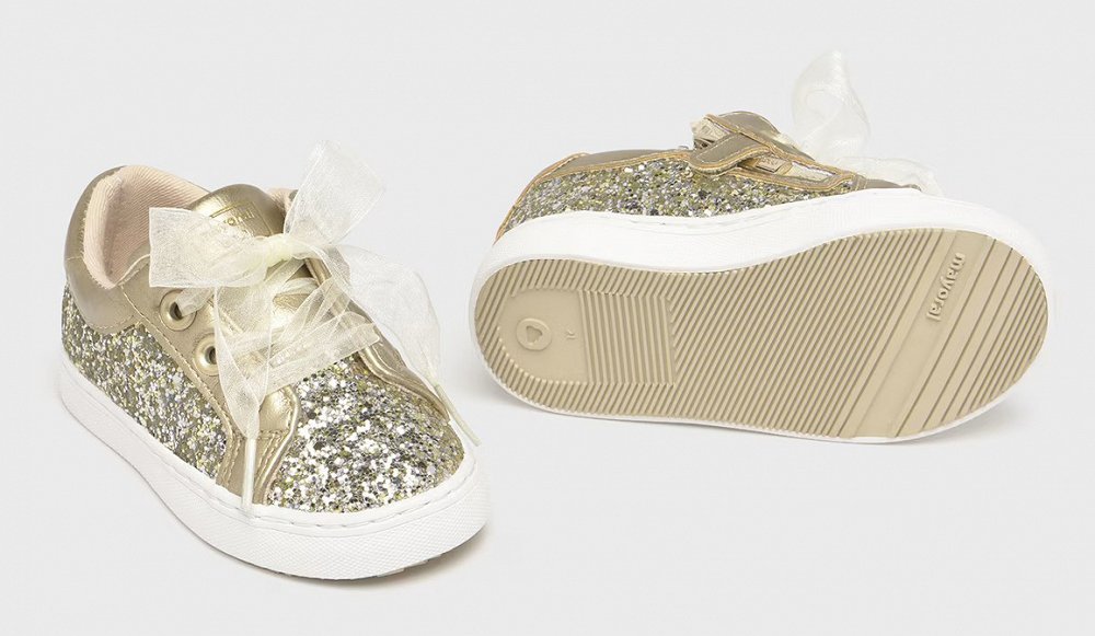 Mayoral Sneaker Για Κορίτσια 25-41620-044 Χρυσό