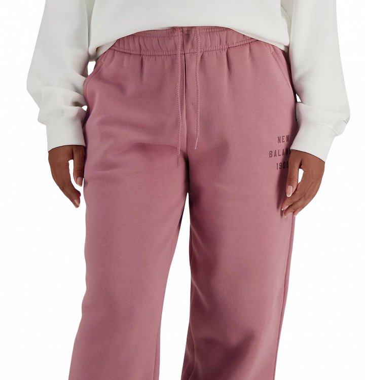 New Balance Icon Collegiate Fleece Jogger WP41508 Rosewood