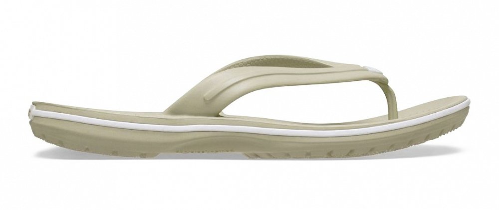 Crocs Γυναικεία Σαγιονάρα Crocband Flip 11033-1WY Μπεζ