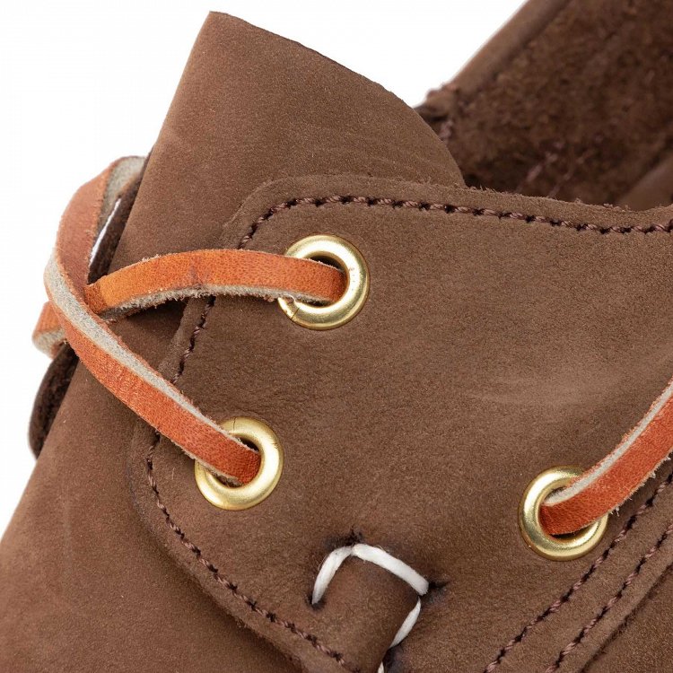 Sebago Docksides Portland Nubuck 7000GA0 ACO Dk Brown
