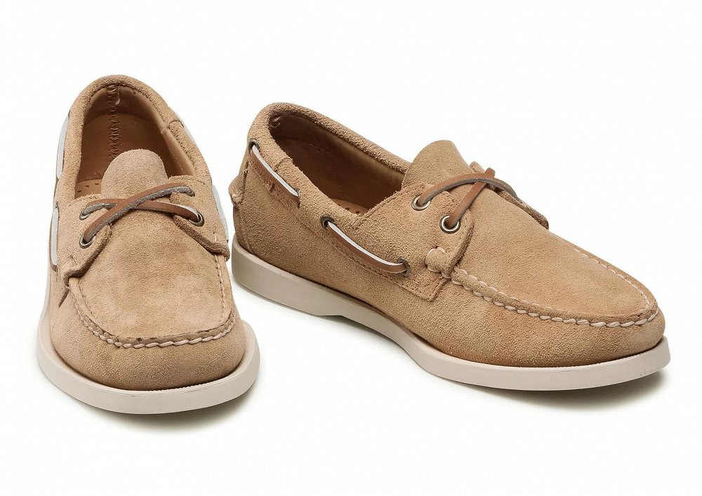 Sebago Docksides Portland Flesh Out 7111PTW W6F Beige Paint