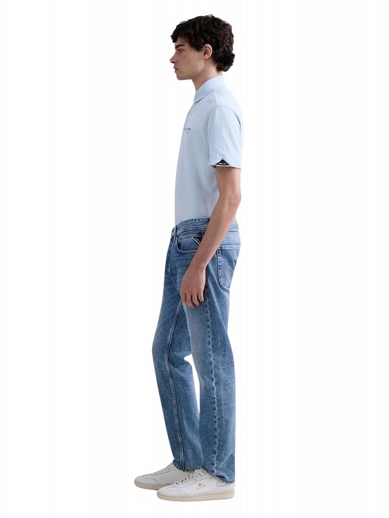 Replay Grover Strraight Fit Jeans MA972 .000.886 0C2 Μπλε