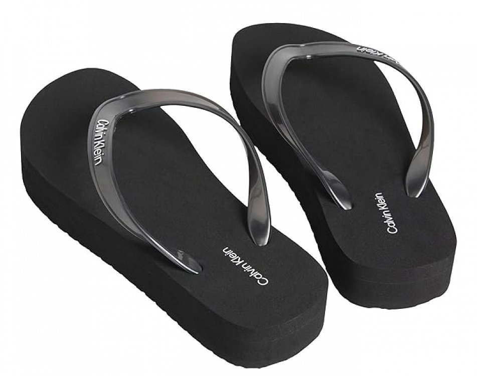 Calvin Klein Flatform Flip Flop HW0HW03120 0GJ Μαύρο