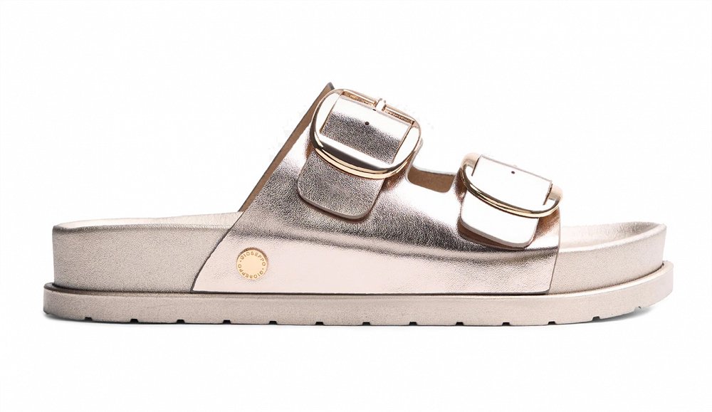 Gioseppo Γυναικεία Παντόφλα Svedala 78797 Platinum