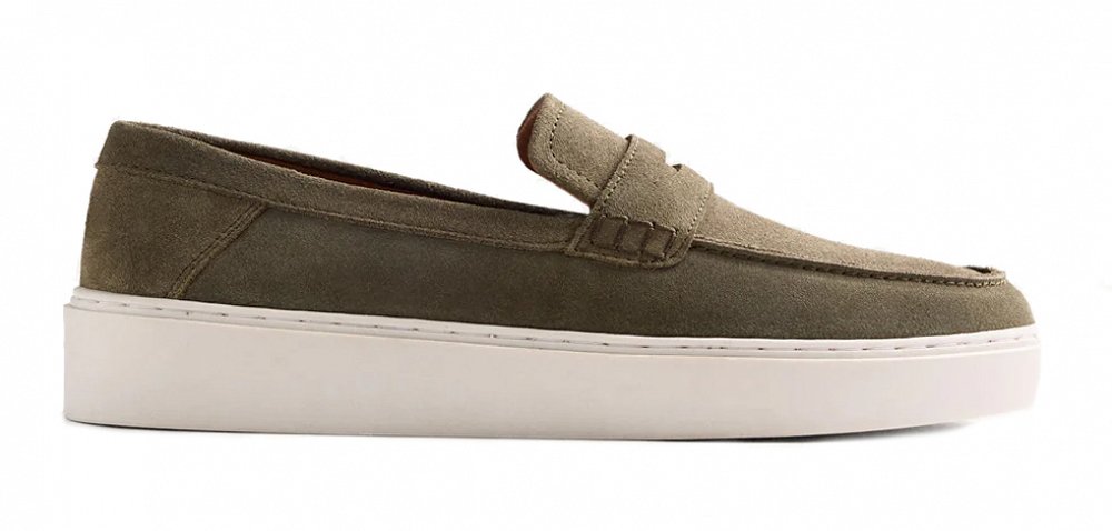 Gioseppo Δερμάτινο Loafer Zaboc 79202 Χακί