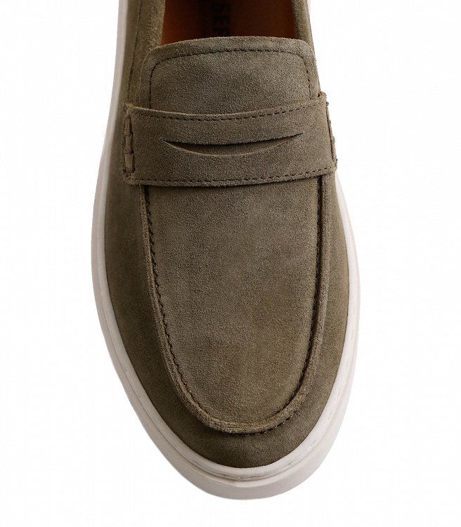 Gioseppo Δερμάτινο Loafer Zaboc 79202 Χακί