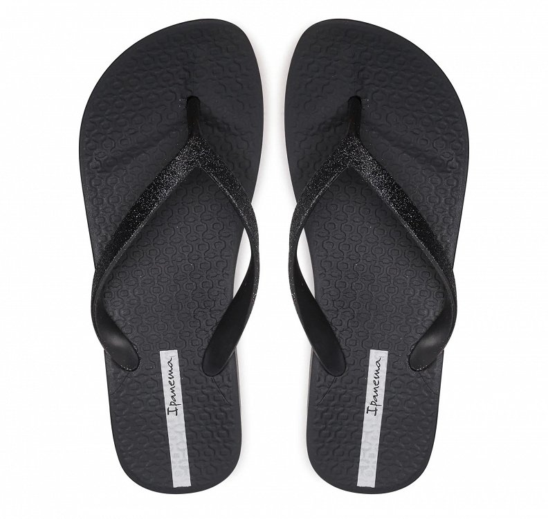 Ipanema Mesh Chic Plat Fem 83386-AJ496 Black/Glitter Black