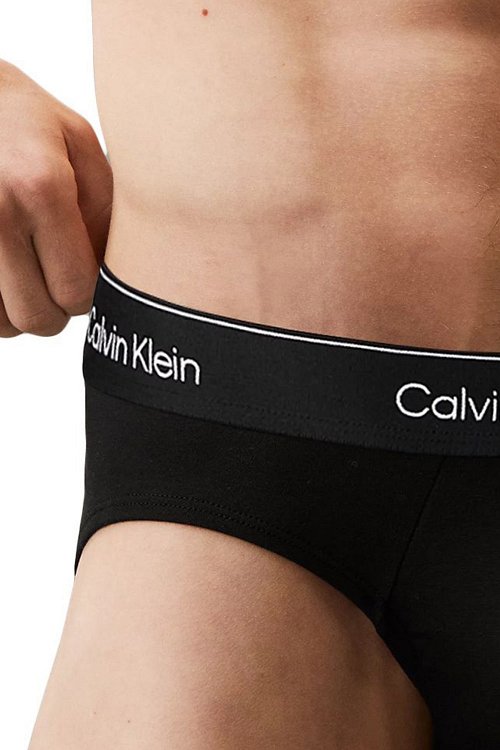 Calvin Klein Underwear Σετ 3 Ανδρικά Σλιπ LV00NB4388 TM6 Μαύρο
