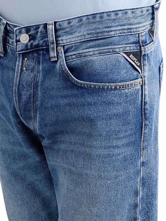 Replay Grover Strraight Fit Jeans MA972 .000.886 0C2 Μπλε