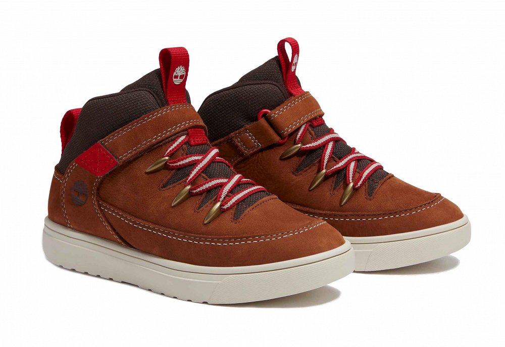 Timberland Παιδικό Μποτάκι Για Αγόρια Lisbon Street A5RMN A4H Καφέ