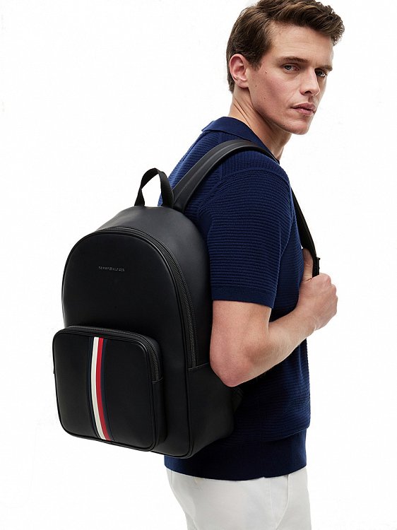 Tommy Hilfiger Ανδρικό Backpack AM0AM14516 BDS Μαύρο