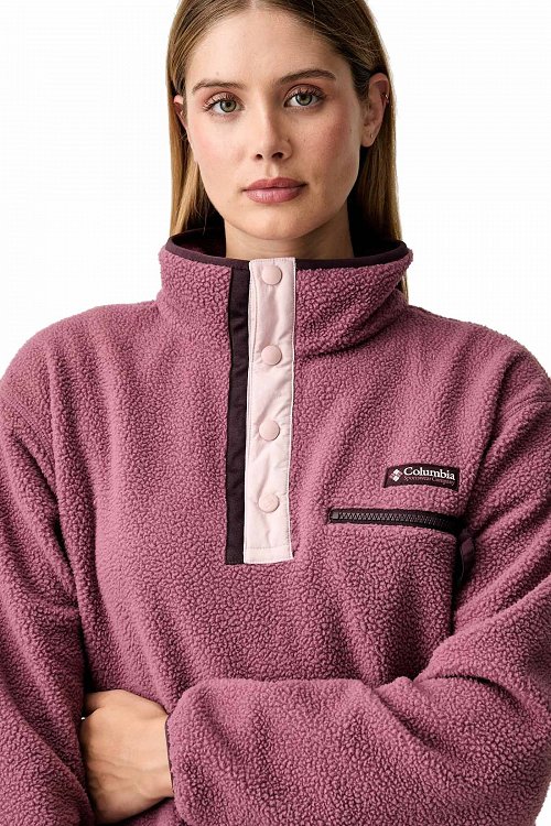 Columbia Γυναικεία Μπλούζα Fleece Helvetia 2092231 552 Ροζ