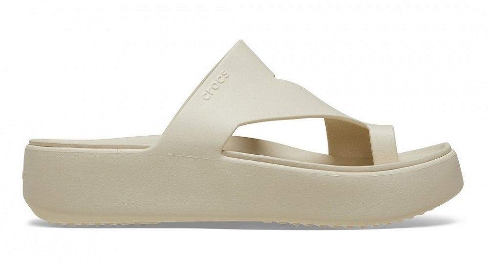 Crocs Γυναικείες Σαγιονάρες Getaway Platform Toe Loop 210834