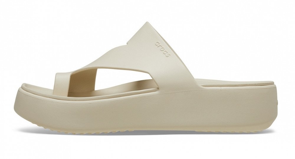 Crocs Γυναικείες Σαγιονάρες Getaway Platform Toe Loop 210834