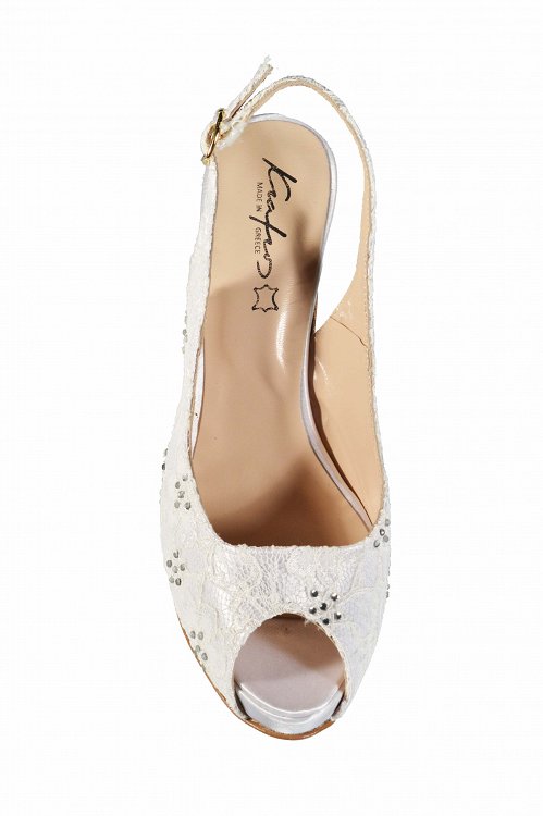 Γυναικεια Νυφικα Παπουτσια  Kiamos Shoes 13840