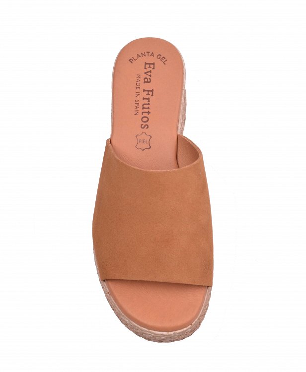 Eva Frutos Δερμάτινο Mule 3767 Ταμπά