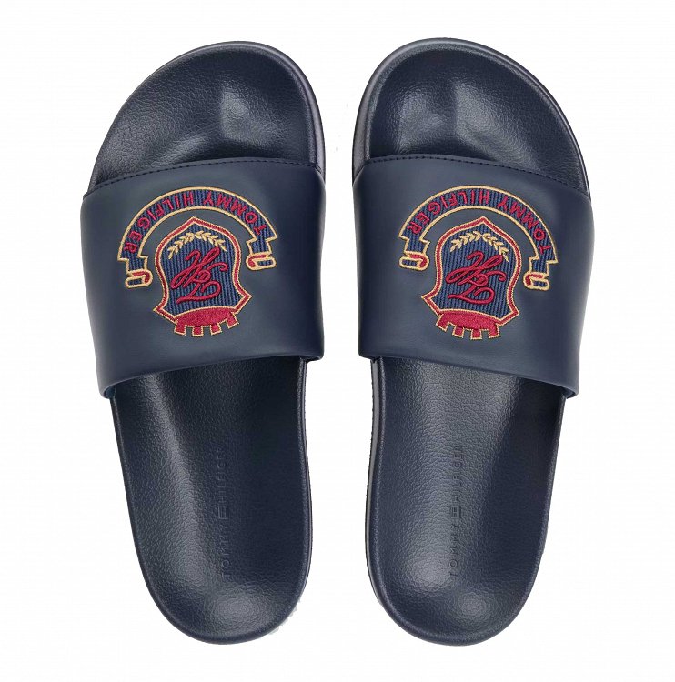 Tommy Hilfiger Pool Slide Ανδρική Παντόφλα FM0FM05800 DW5 Μπλε