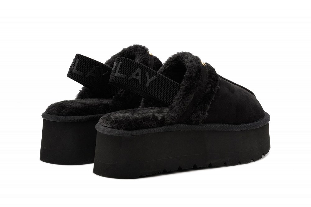 Replay Γυναικεία Παντόφλα Με Γούνα Chic Vibe GWF5A.000.C0202T