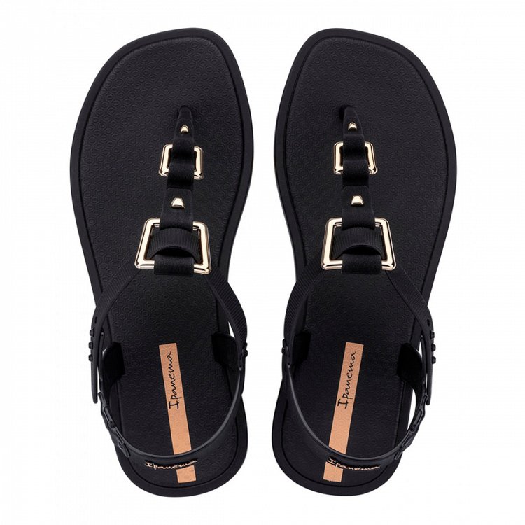 Ipanema Class Urbane Sandal Fem 83766-BO410 Black/Black/Gold