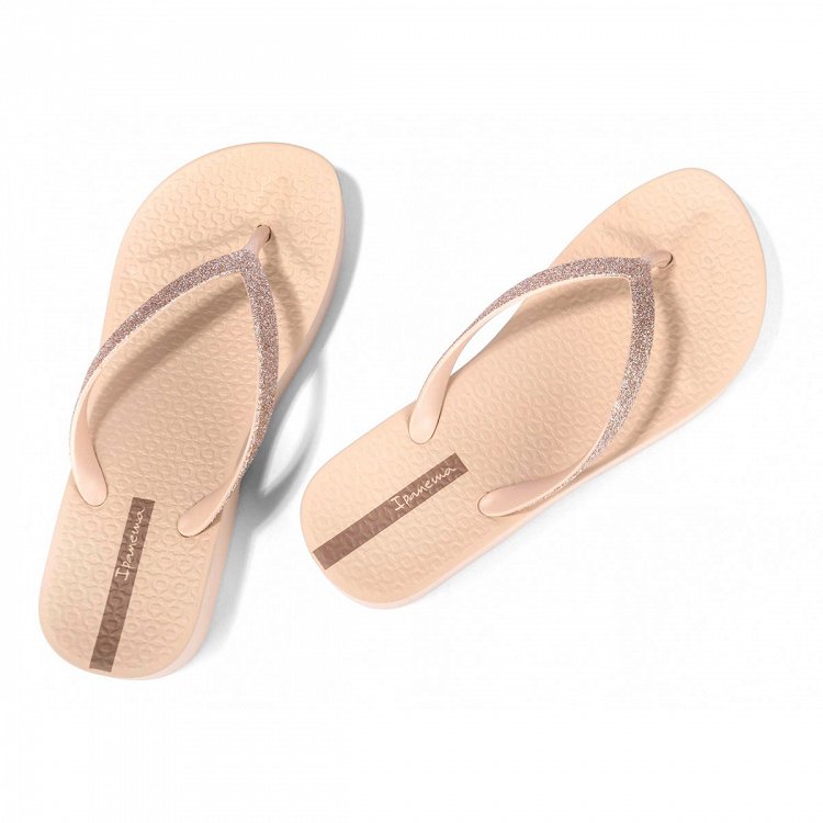 Ipanema Mesh Chic Plat Fem 83386-BD734 Beige/Glitter Beige