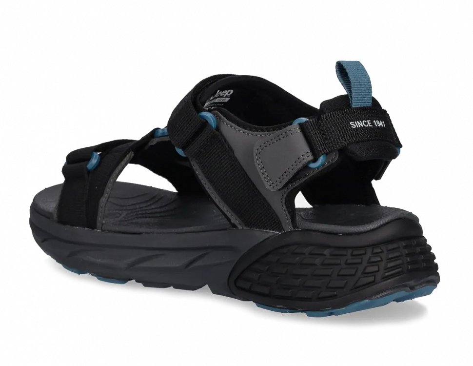 Jeep Ανδρικό Σανδάλι Groove Sandal JM61130A Μαύρο