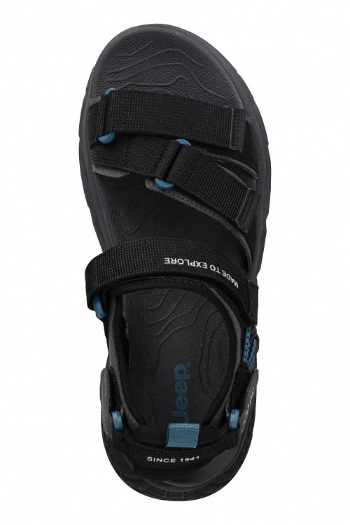 Jeep Ανδρικό Σανδάλι Groove Sandal JM61130A Μαύρο