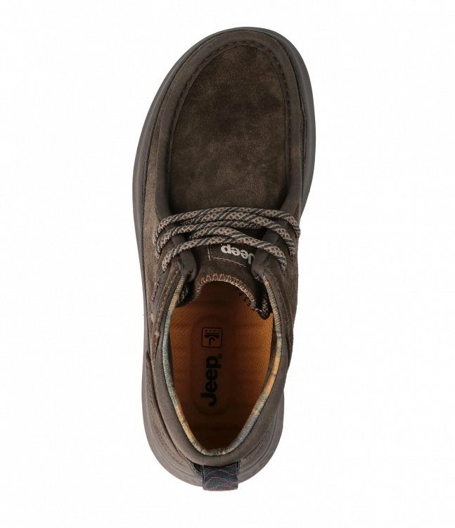 Jeep Ανδρικό Δερμάτινο Μποτάκι Kauai Wallabee Mid JM62021A