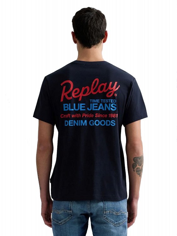 Replay Ανδρικό T-Shirt M3349.000.2660 Μπλε