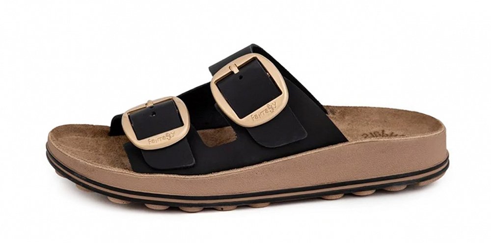 Fantasy Sandals Γυναικεία Πέδιλα Despoina S310 Black New
