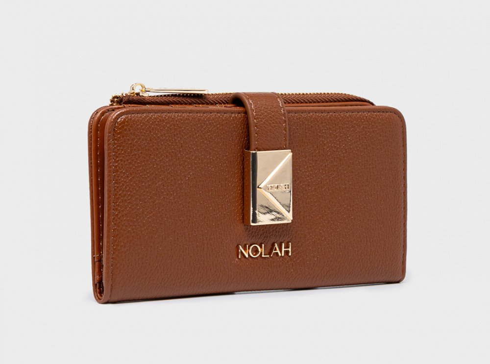 Nolah Γυναικείο Πορτοφόλι Savvina Light Brown