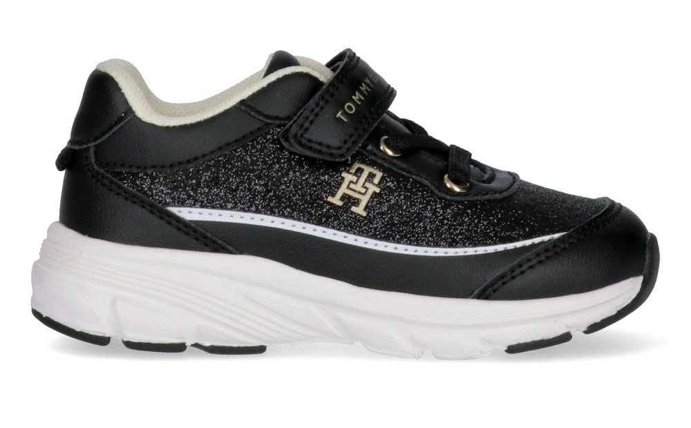 Tommy Hilfiger Παιδικό Sneaker Για Κορίτσια T1A9-35108-1956 Μαύρο