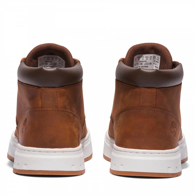 Timberland Ανδρικό Μποτάκι Maple Grove Mid Lace A297Q 358 Καφέ