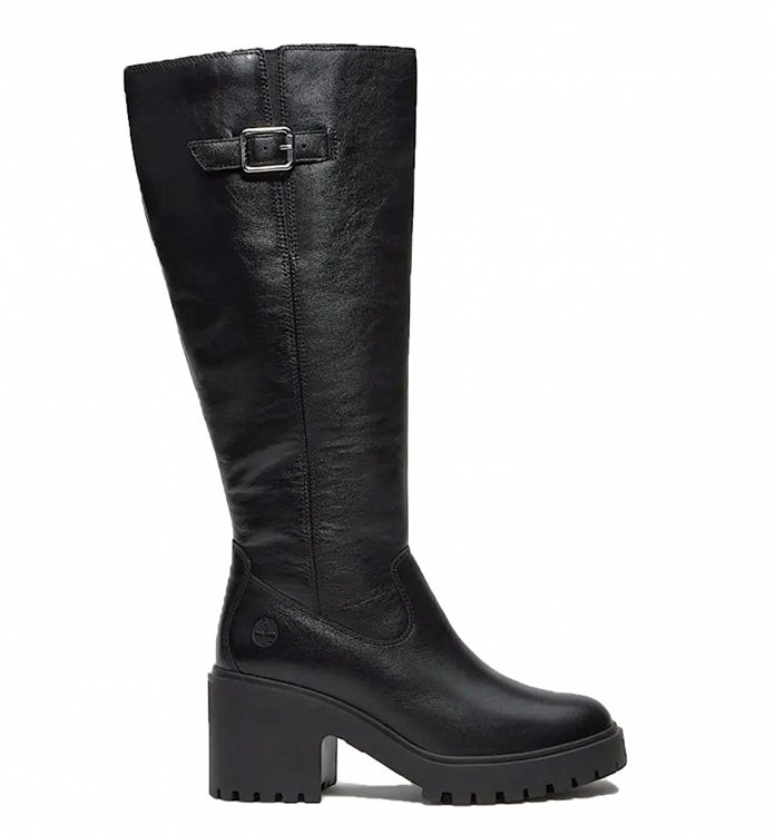 Timberland Γυναικεία Δερμάτινη Μπότα Με Τακούνι Stone Heights A2AZX W02 Μαύρο