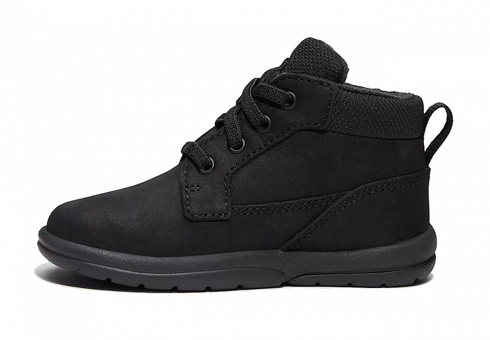 Timberland Παιδικό Μποτάκι Για Αγόρια Toddle Tracks A2ESF EQ4 Μαύρο