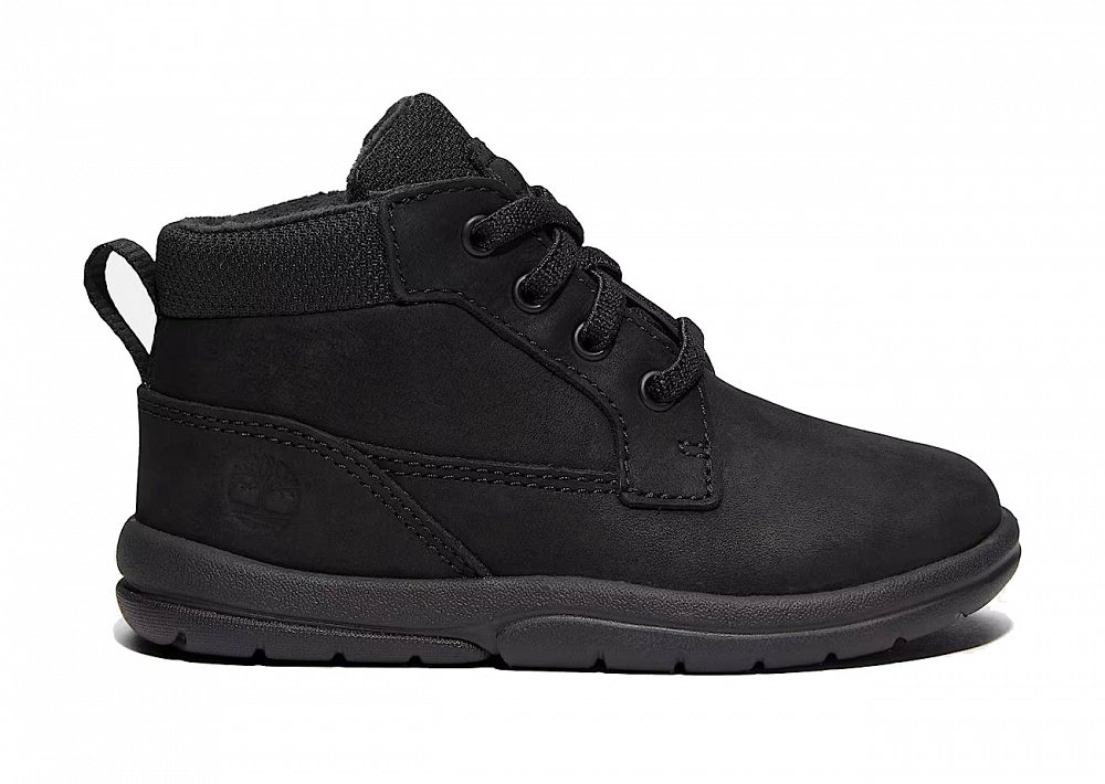 Timberland Παιδικό Μποτάκι Για Αγόρια Toddle Tracks A2ESF EQ4 Μαύρο