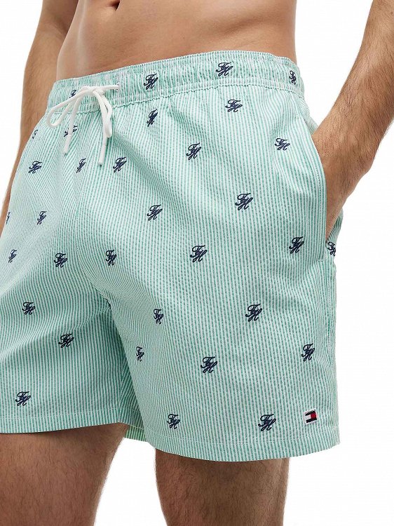 Tommy Hilfiger Ανδρικό Μαγιό Ithaca UM0UM03746 Πράσινο