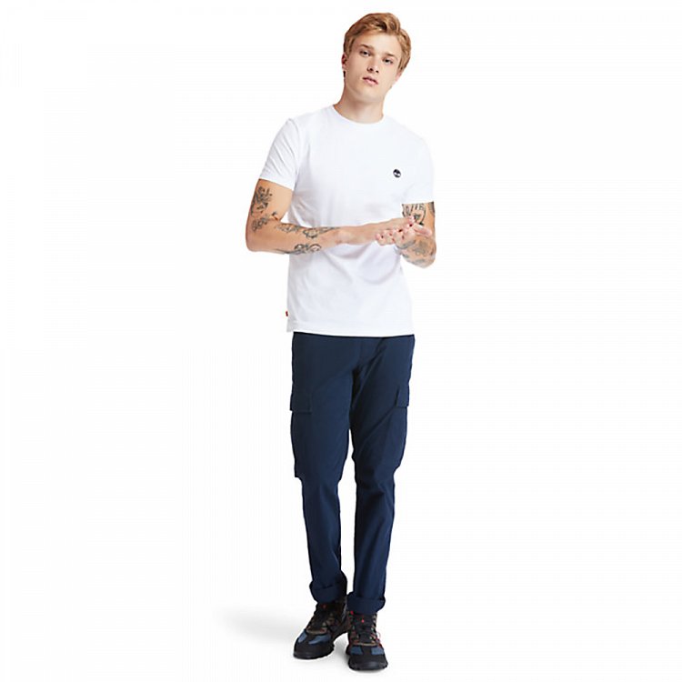 Timberland SS Dun-River Crew Tee A2BPR 100 White