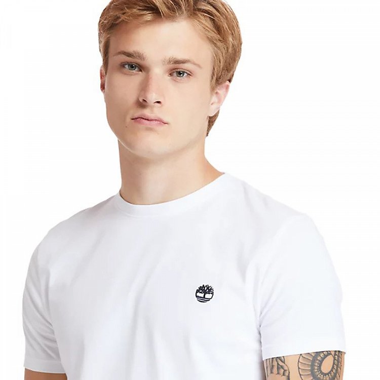 Timberland SS Dun-River Crew Tee A2BPR 100 White