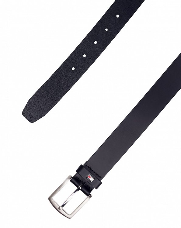Tommy Hilfiger Ανδρική Δερμάτινη Ζώνη New Denton 3.5 AM0AM08360 403 Μπλε