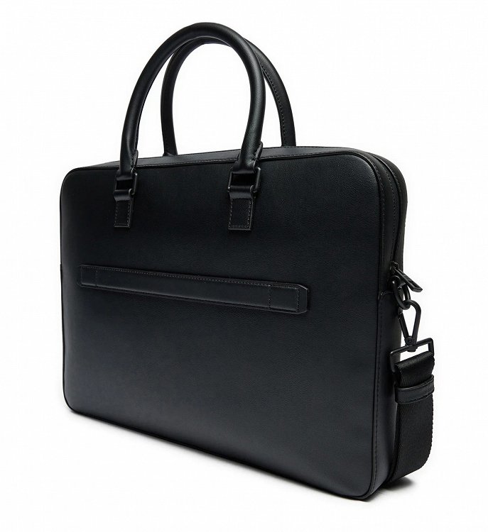 Tommy Hilfiger Monogram Computer Bag AM0AM12675 BDS Μαύρο