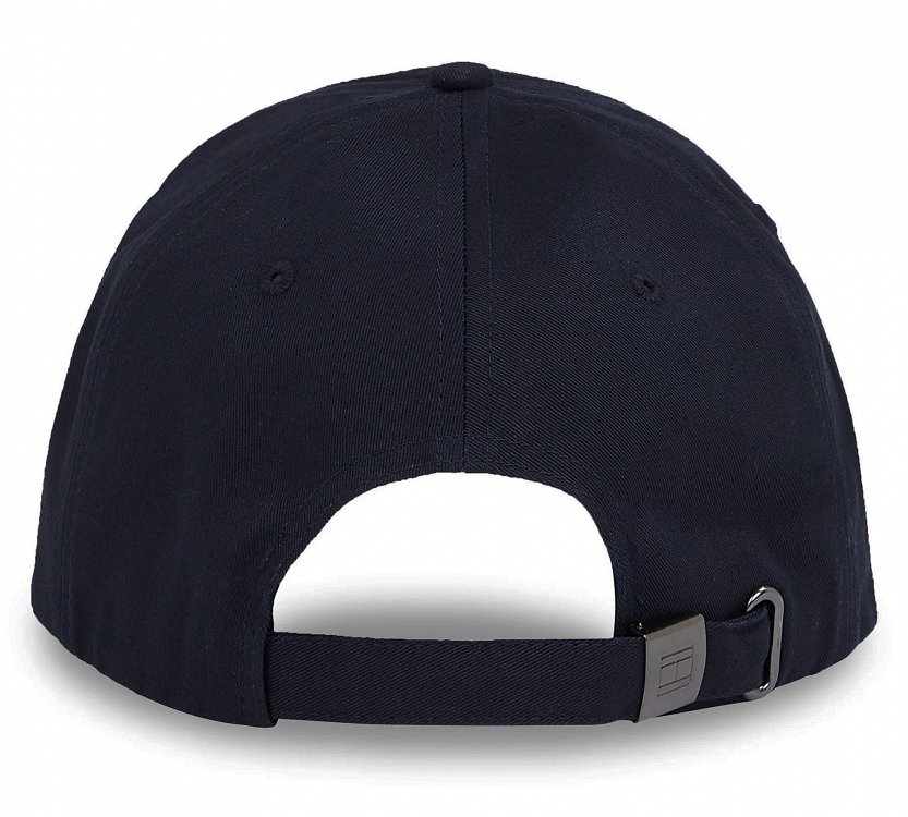 Tommy Hilfiger Καπέλο Jockey Th Foundation Soft 6 Panel Cap AM0AM13162 DW6 Μπλε