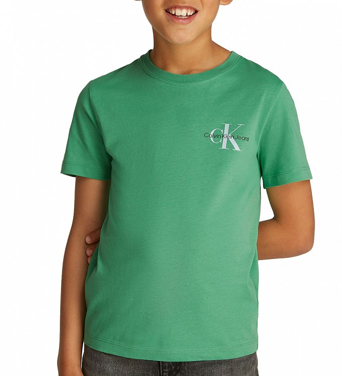 Calvin Klein Παιδικό T-Shirt IU0IU00678 L1S Πράσινο